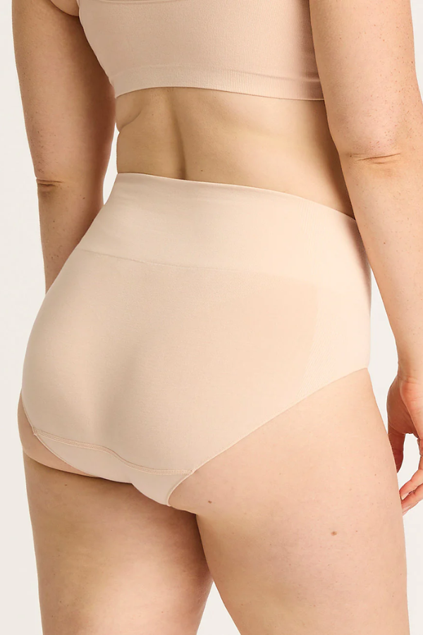 Shaper High Cut Full Briefs | Nude