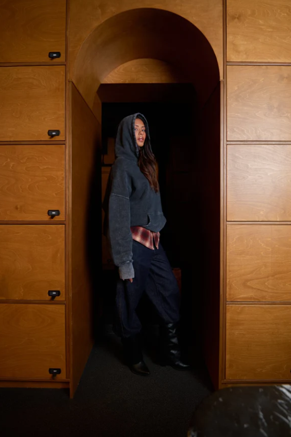 Keira Boyfriend Snap Hoodie