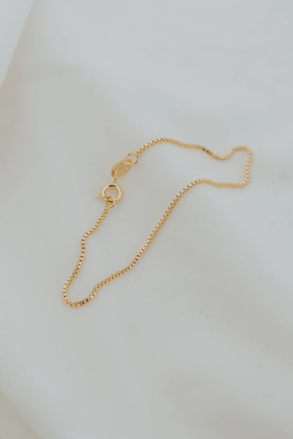 Box Chain Bracelet 7"