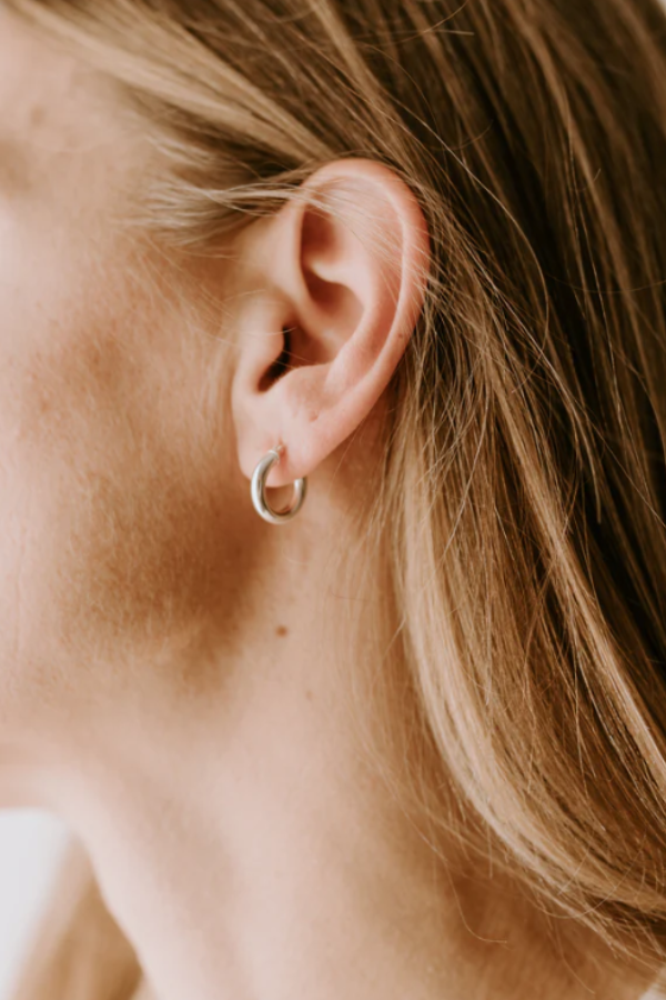 Baby Frida Hoops | Sterling Silver