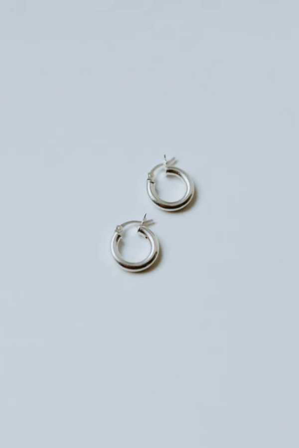 Baby Frida Hoops | Sterling Silver
