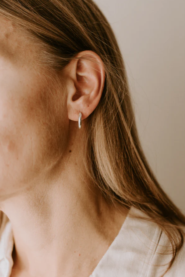 Baby Frida Hoops | Sterling Silver