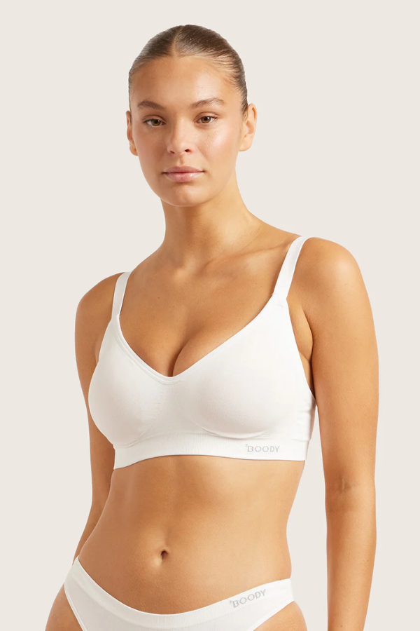 Wireless Full Bust T-Shirt Bra | White