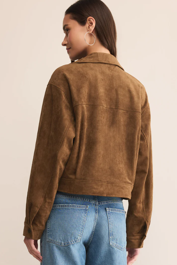 Heritage Faux Suede Jacket