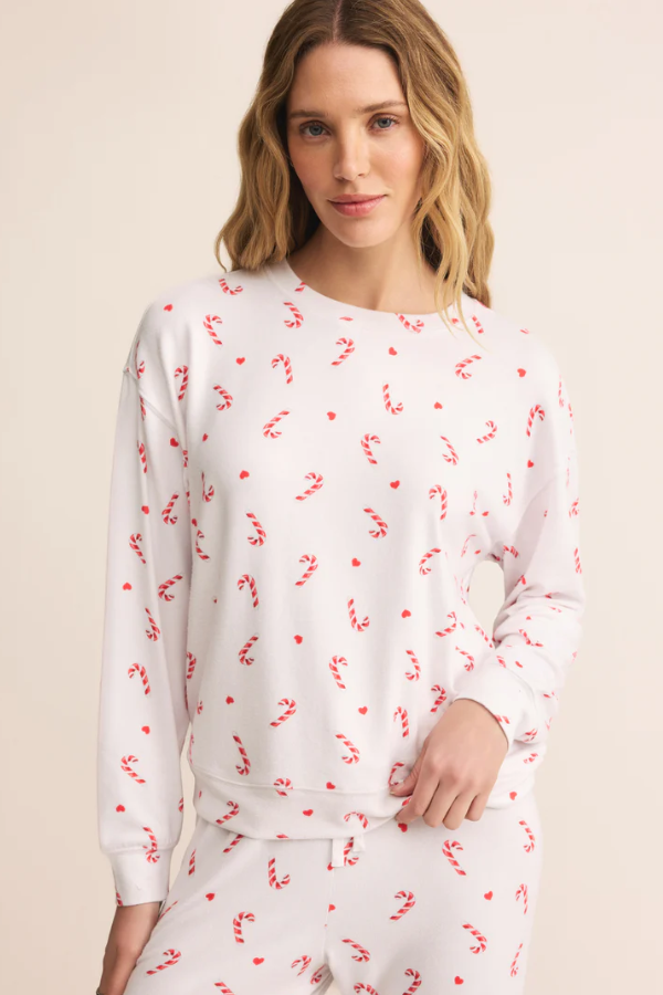 Cozy Candy Cane Pajama Set