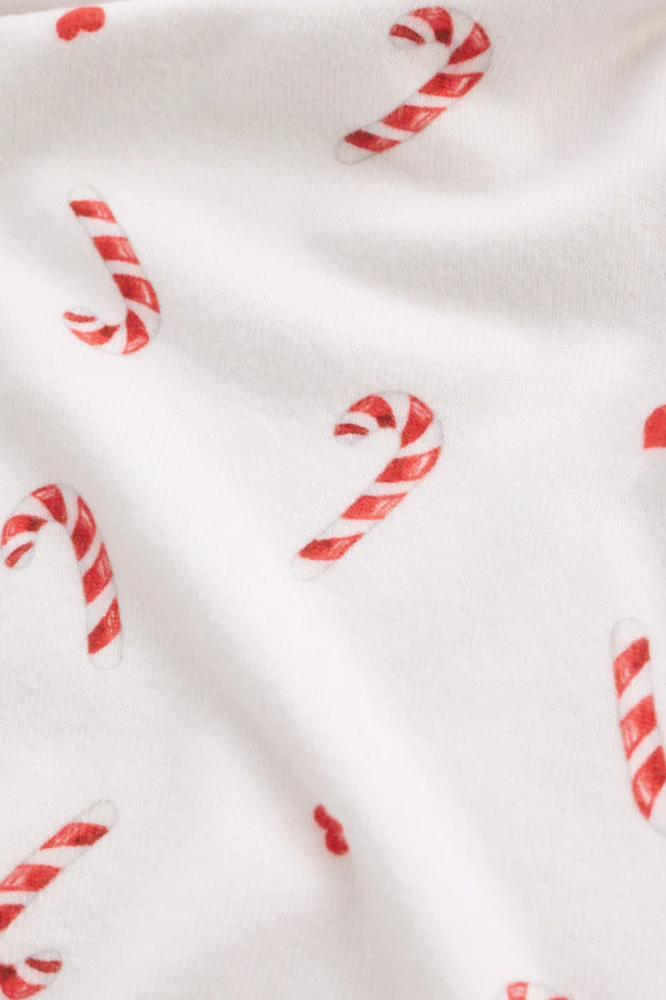 Cozy Candy Cane Pajama Set