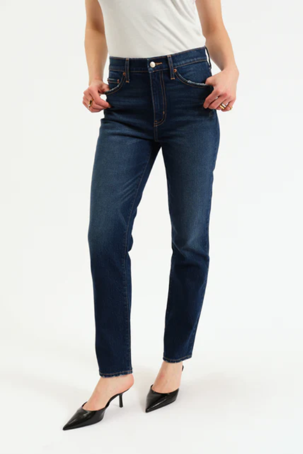 Smarty Pants High Rise Slim Straight | Vintage Ink