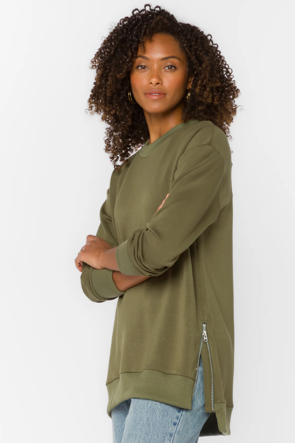 Elliana Sweater | Pesto