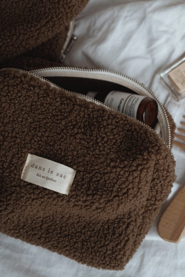 Teddy Pouch | Olive Brown