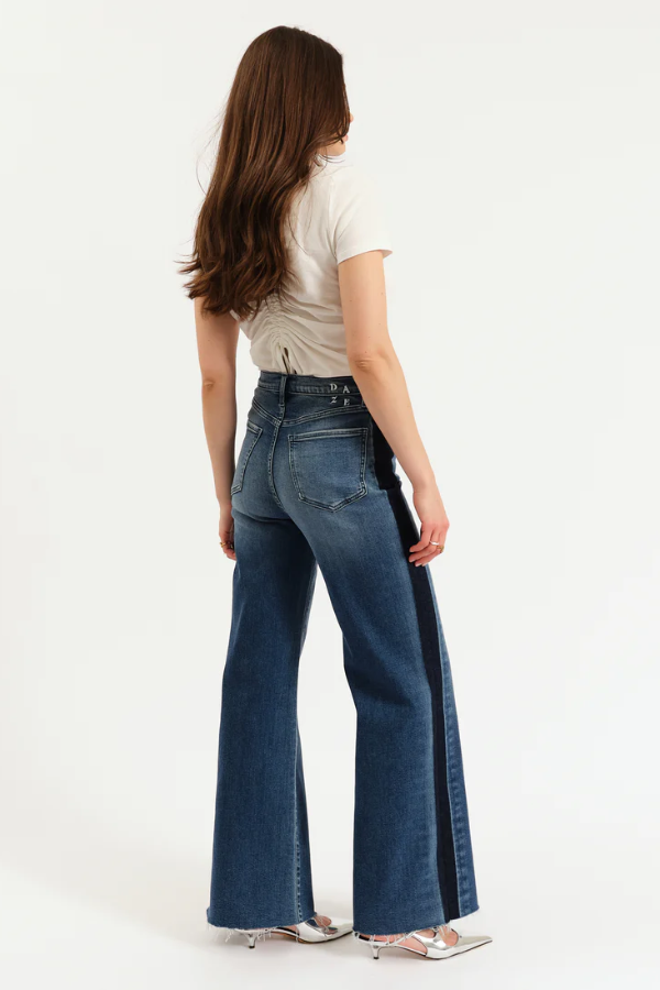 Far Out High Rise Wide Leg | Tuxedo