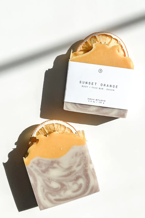 Sunset Orange Body + Face Bar