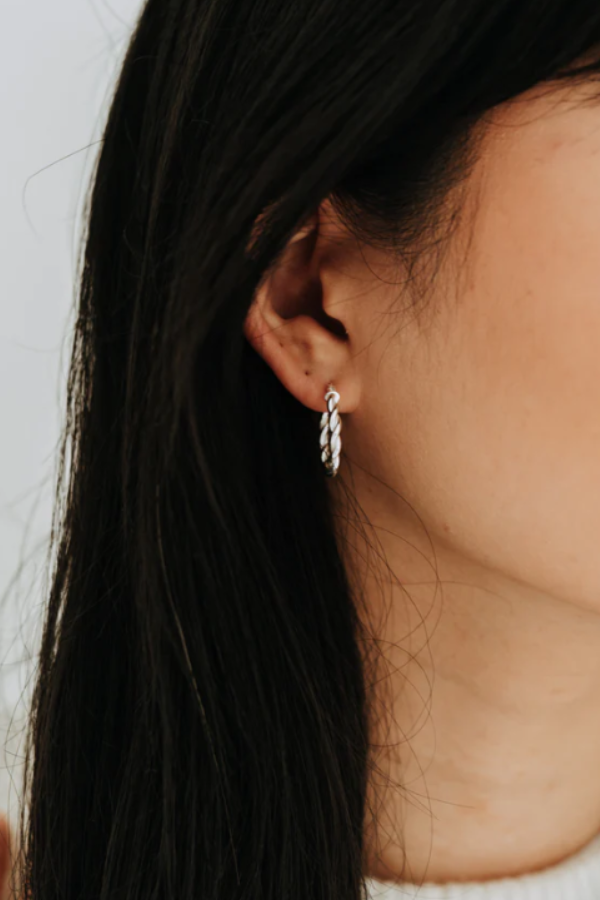 Ivy Hoops | Sterling Silver