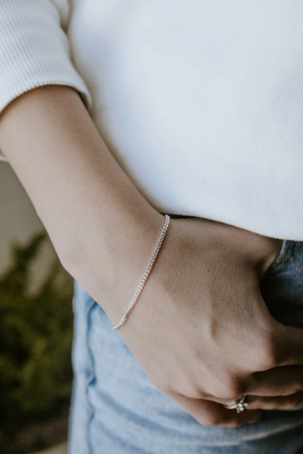 Curb Bracelet | Sterling Silver 7"