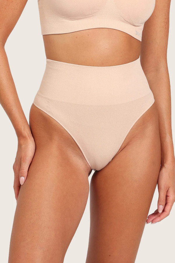 Shaper High Waist Thong | Nude