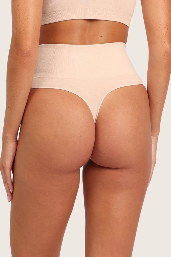 Shaper High Waist Thong | Nude