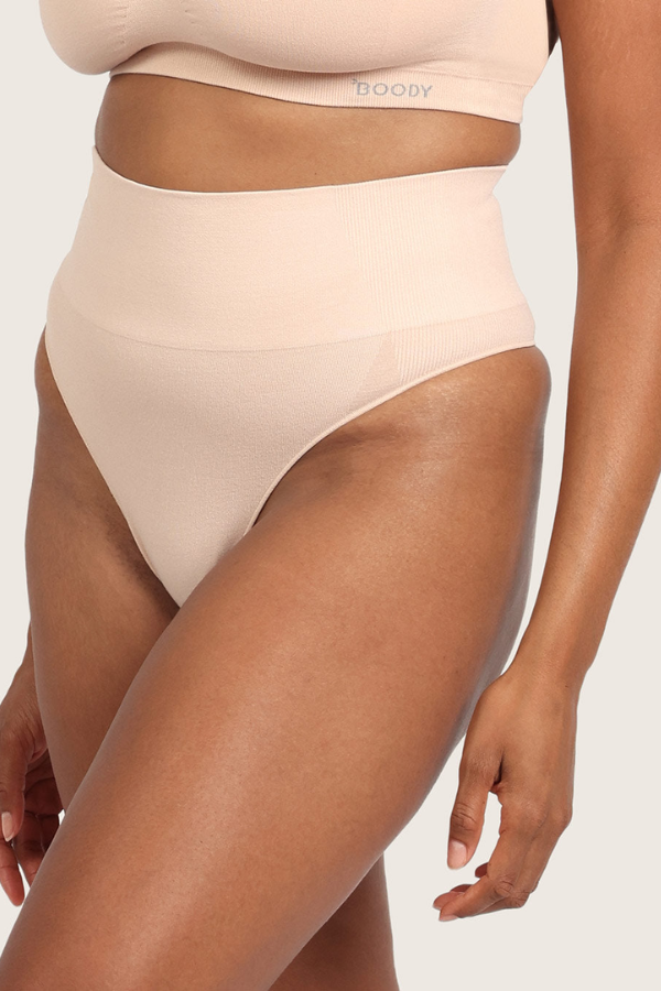Shaper High Waist Thong | Nude