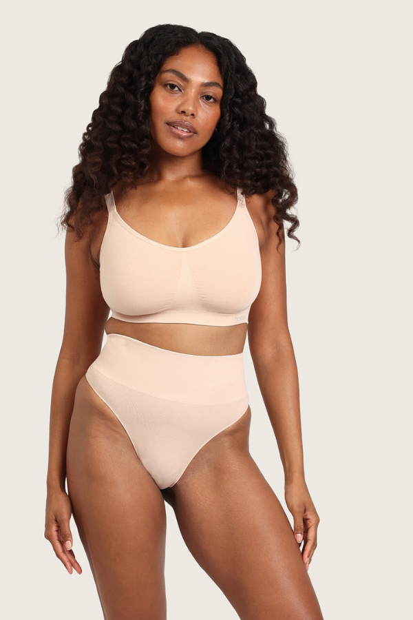 Shaper High Waist Thong | Nude