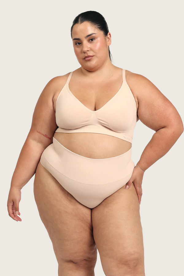 Shaper High Waist Thong | Nude