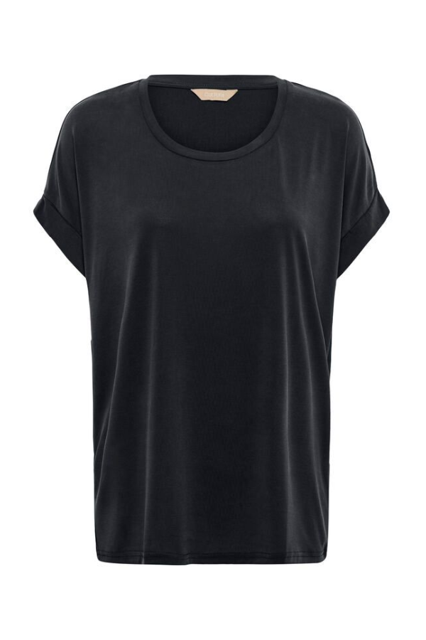 Kajsa Soft Knit Modal T-Shirt | Black Wash