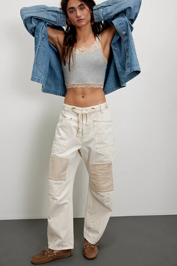 FP We The Free Moxie Pull-On Barrel Jeans