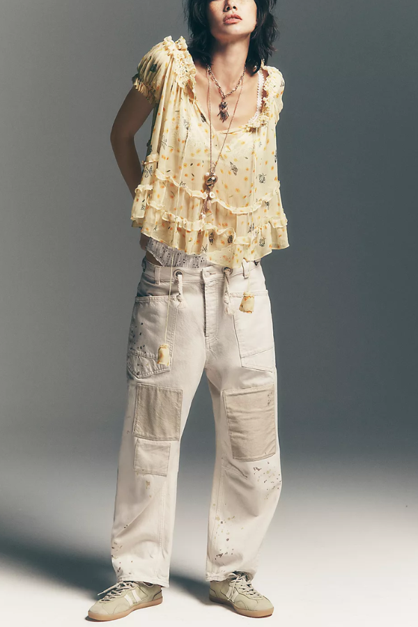 FP We The Free Moxie Pull-On Barrel Jeans