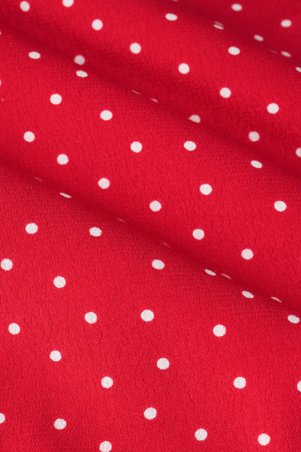 Campbell Dot Crepe Mini Dress