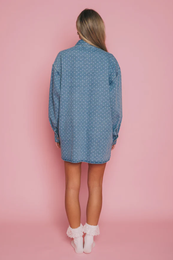 Shania Denim Heart Jacket