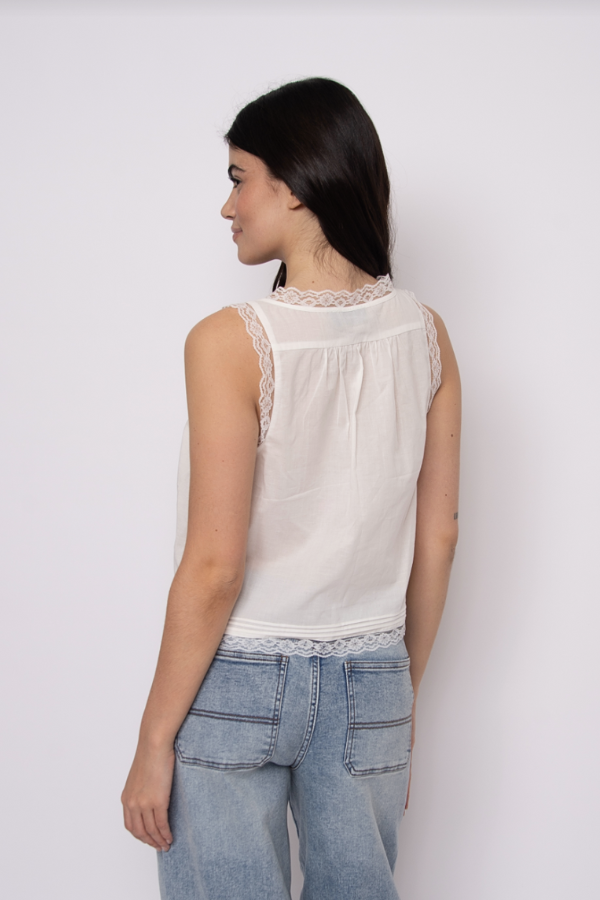 Alia Lace Edge Blouse