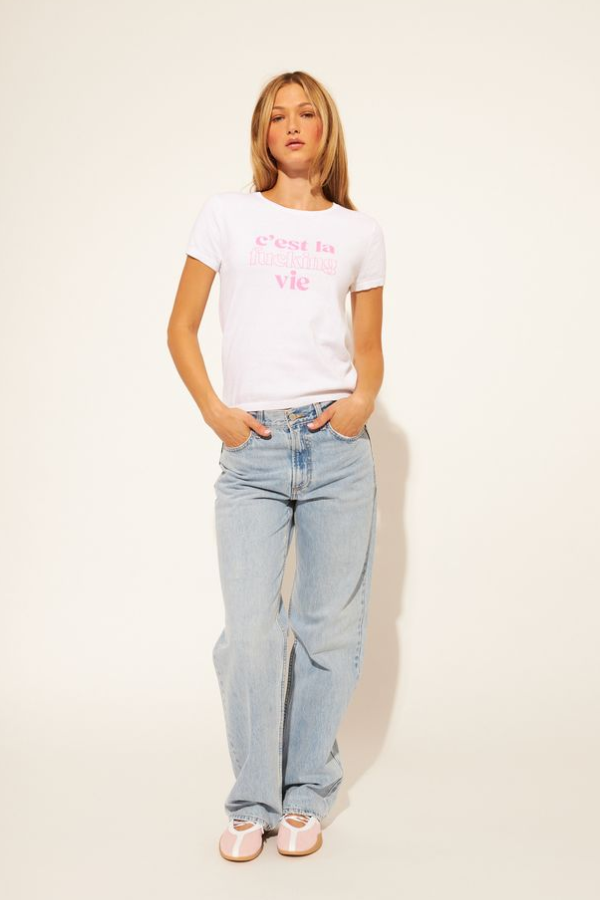 Reese Blush Knit Tee