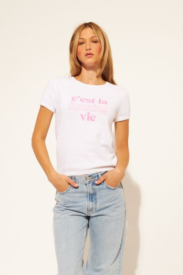 Reese Blush Knit Tee