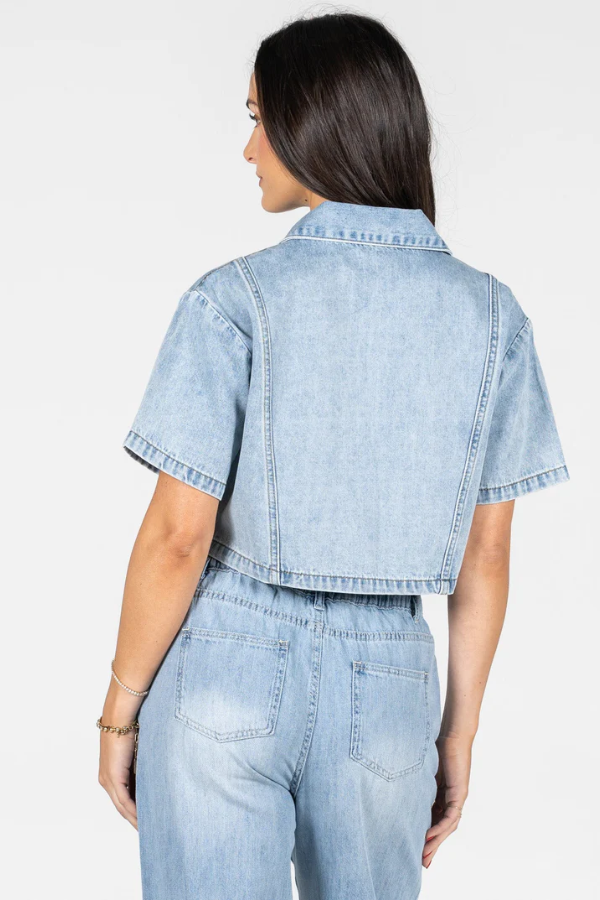 Cropped Denim Jacket