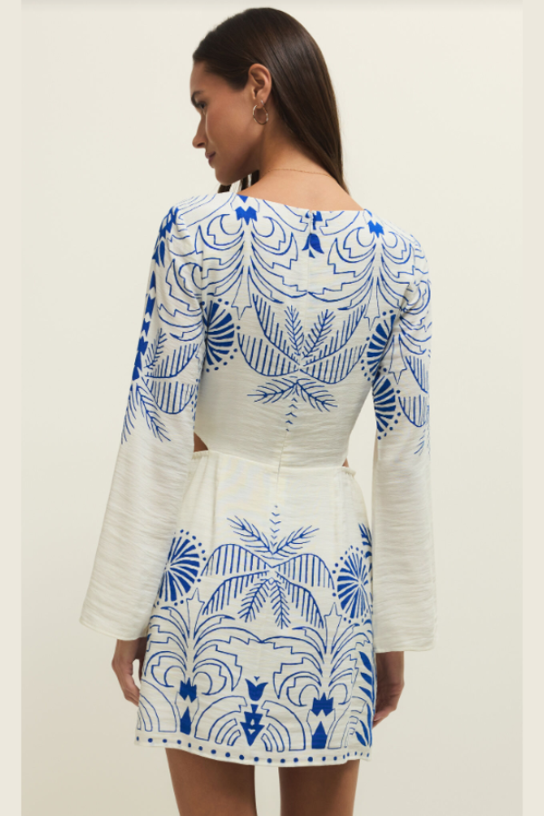 Tahina Palm Mini Dress