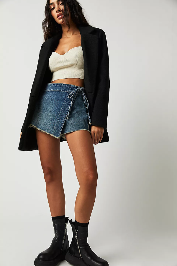 We The Free | Emmy Denim Skort