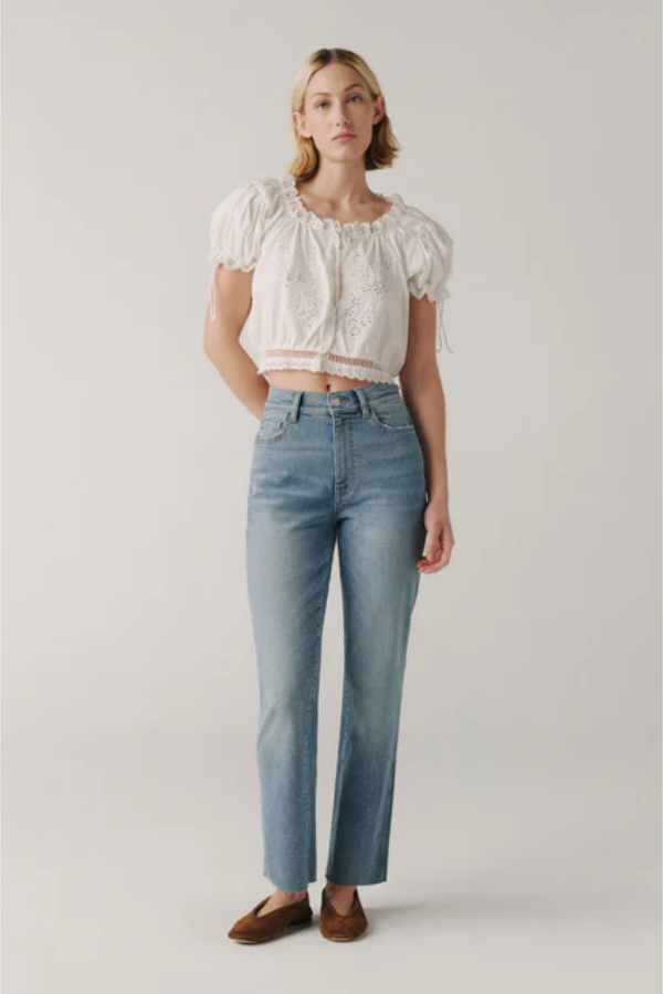 ASE Straight Leg Jean | Spring Time In The Park