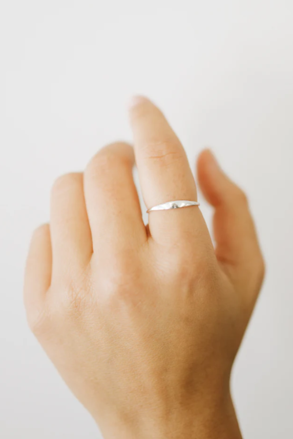 Sterling Silver Signet Ring Size 7