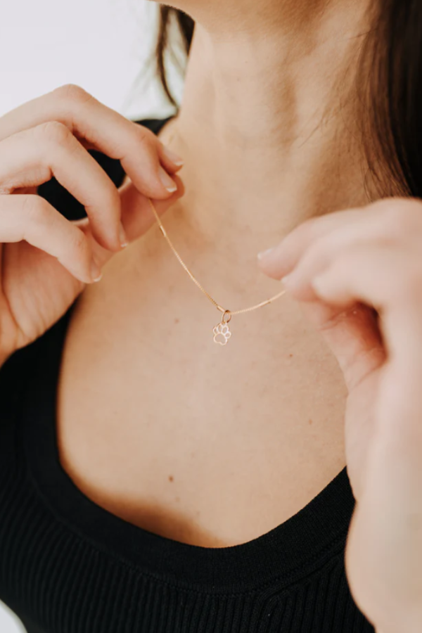 Paw Print Necklace