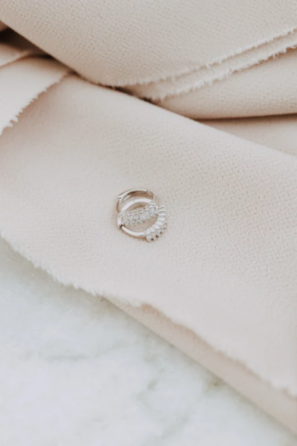 The Diana Huggies | Sterling Silver