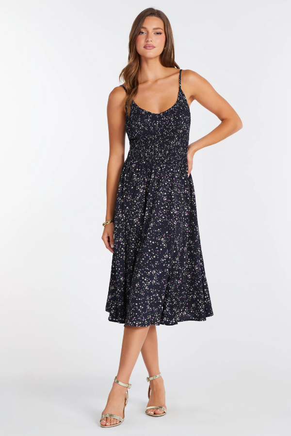 Jacqueline Smocked Bodice Dress