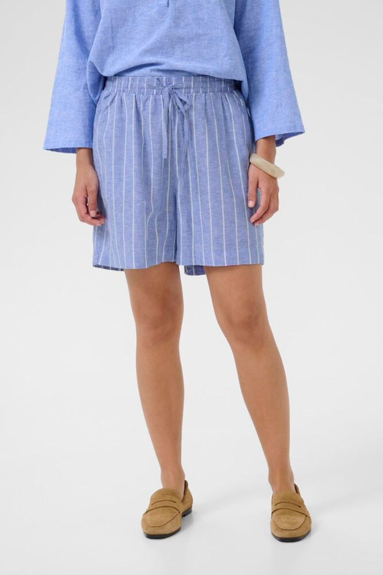 Arletty Linen Stripe Shorts