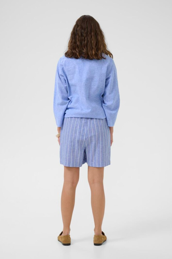 Arletty Linen Stripe Shorts