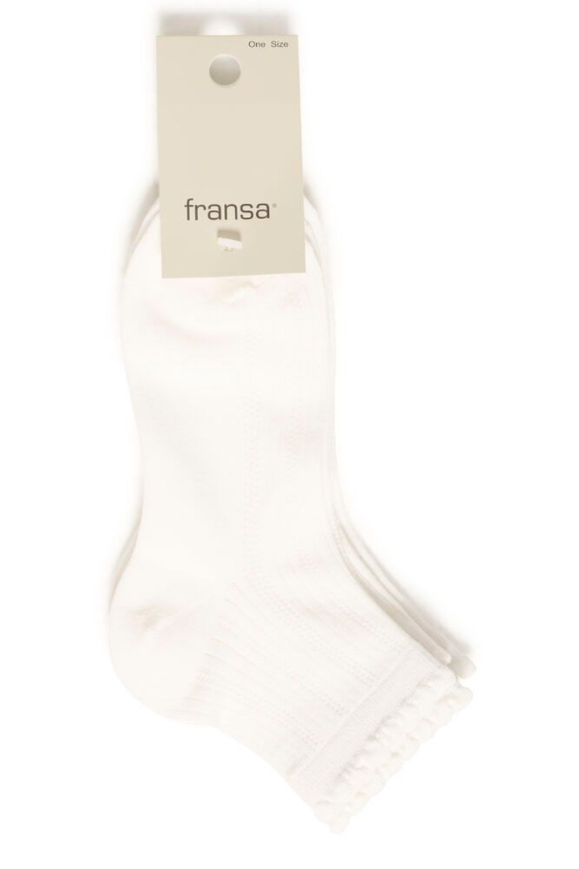 SINI White Socks | 2 PK