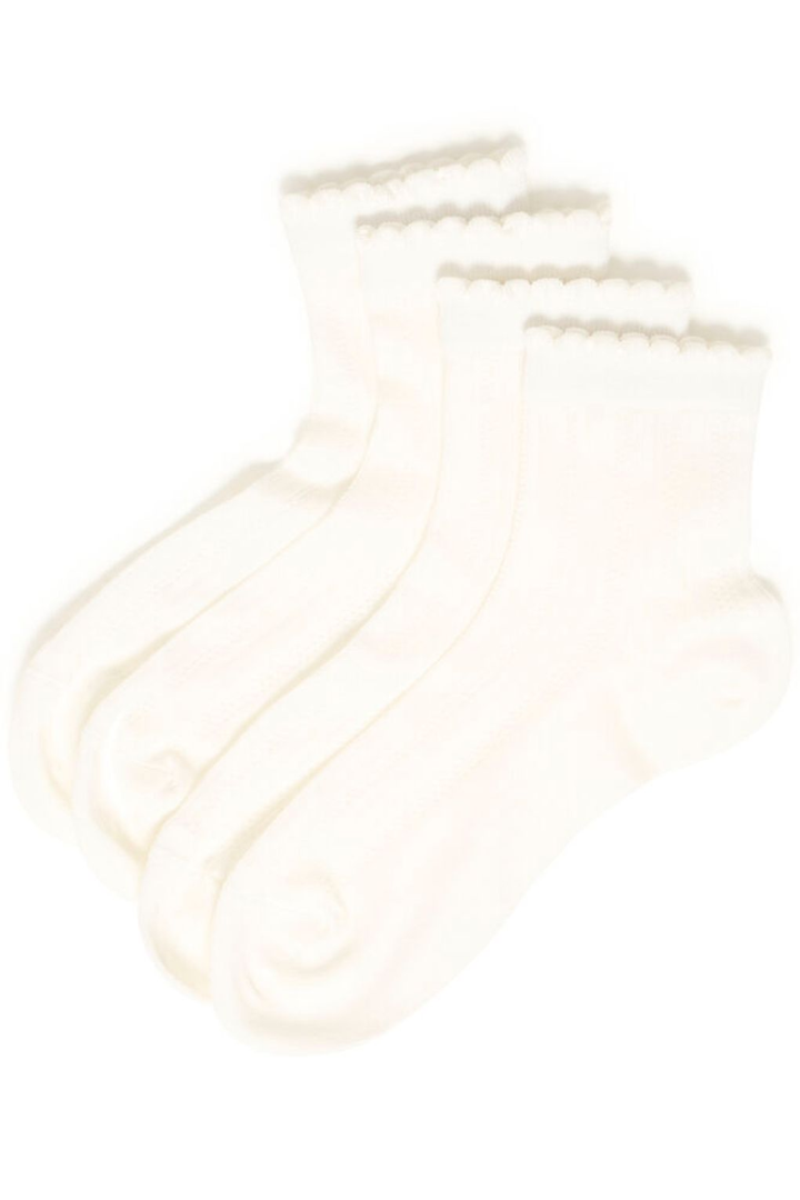 SINI White Socks | 2 PK