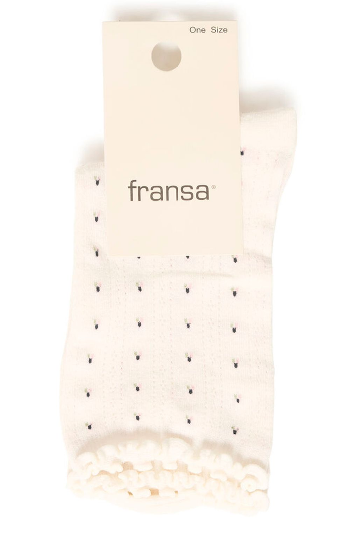 OTILIA Socks | 2 PK Blue Flowers