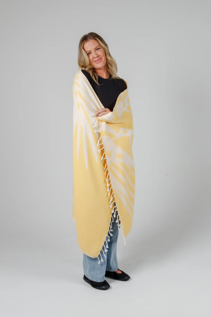 THE SOMERS | Palm Turkish Towel Apricot