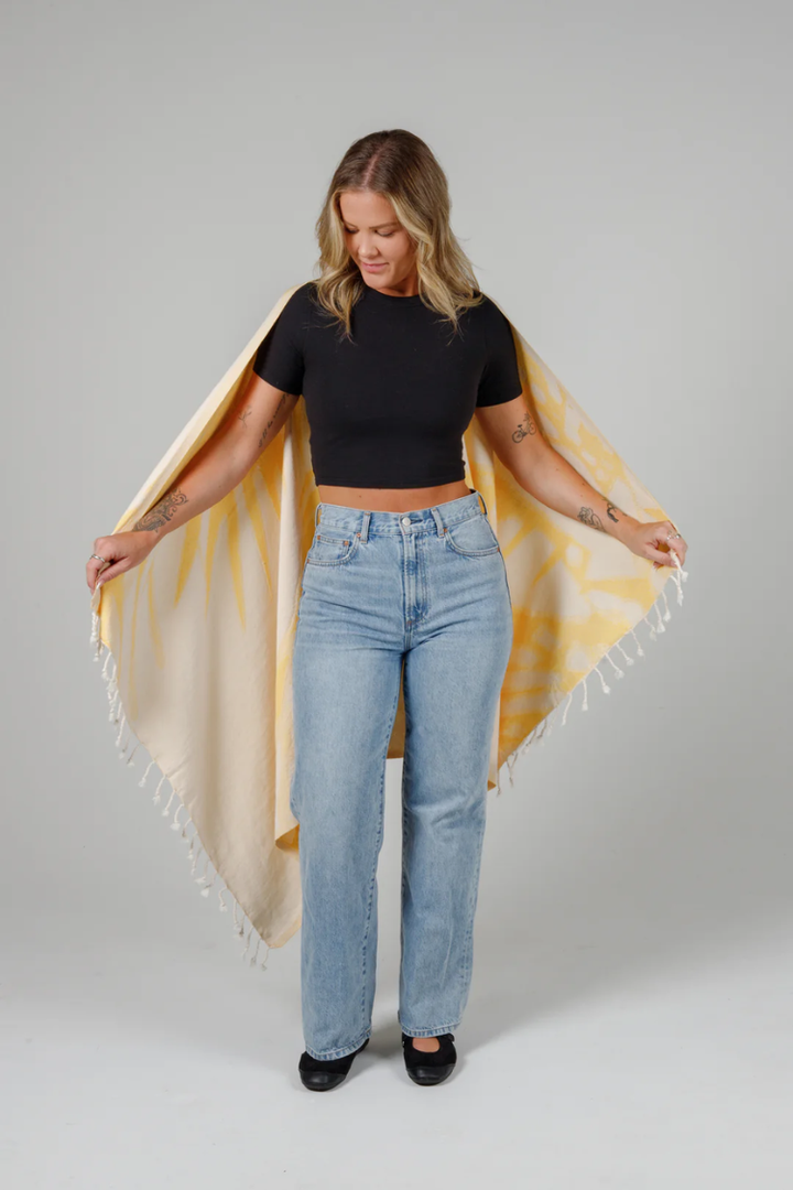 THE SOMERS | Palm Turkish Towel Apricot