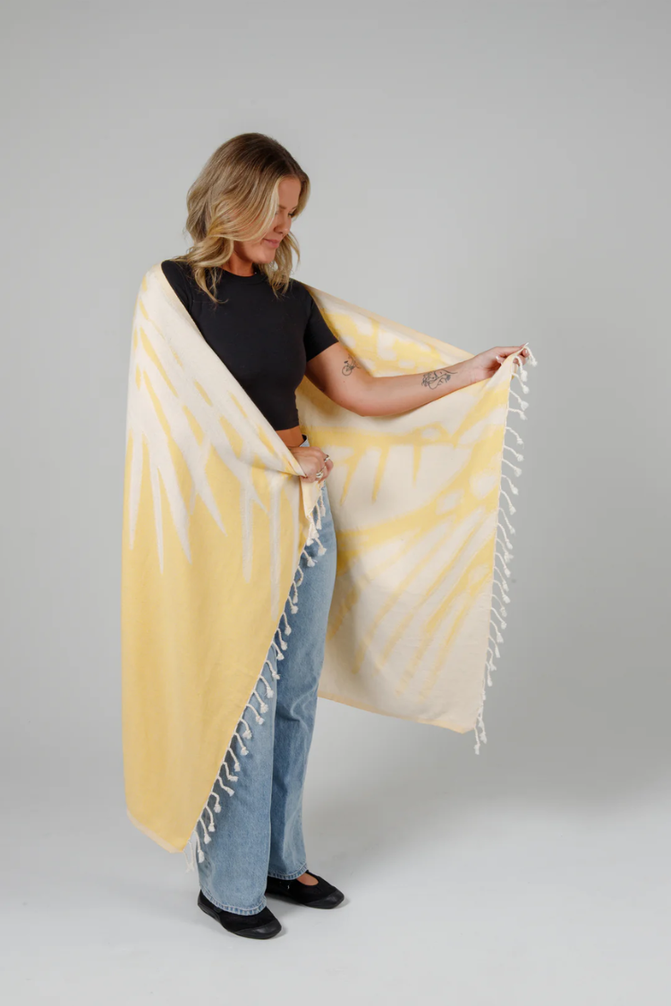 THE SOMERS | Palm Turkish Towel Apricot