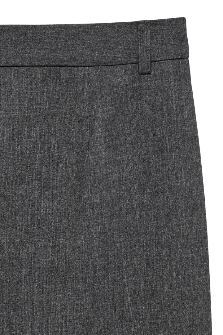 Texas Straight Leg Trouser | Dark Grey Melange