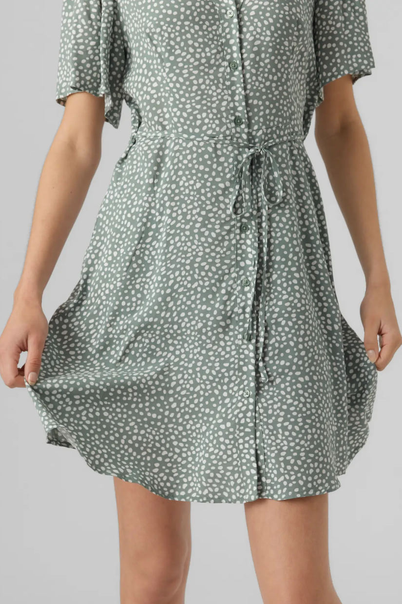 Alba Mini Dress | Laurel Wreath Dot