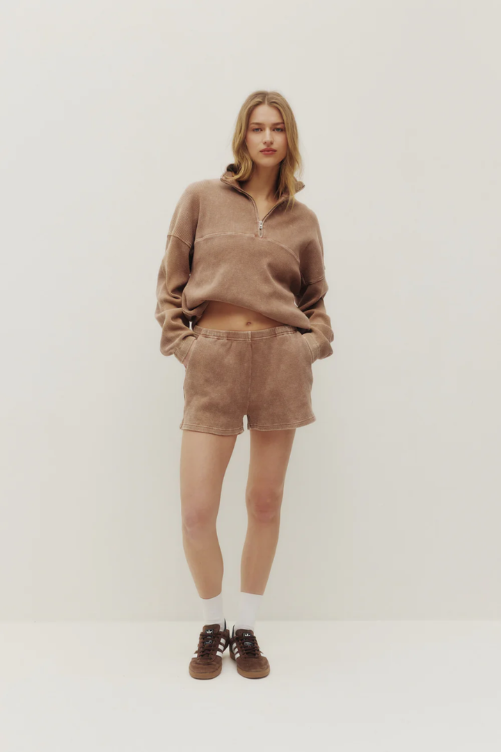 Tyla Waffle Shorts | Sand