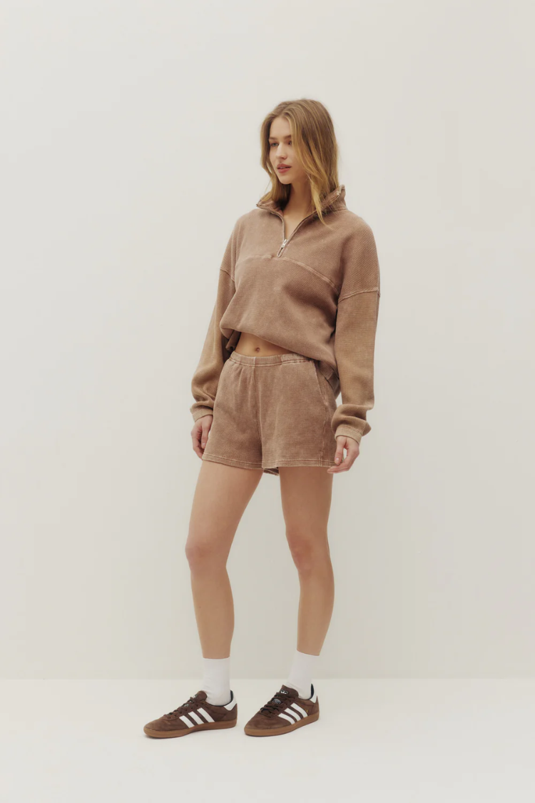 Tyla Waffle Shorts | Sand